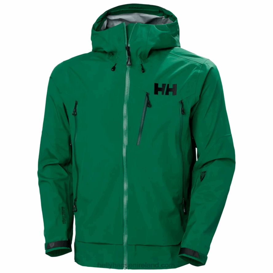 MALACHITE 8V222F154 Helly-Hansen MEN'S ODIN 9 WORLDS 2.0 OUTDOOR SHELL JACKET