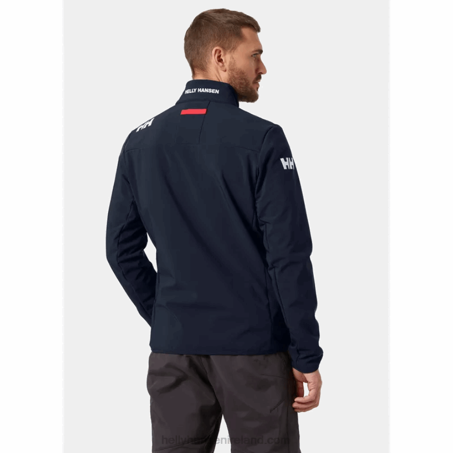 NAVY 8V222F104 Helly-Hansen MEN'S CREW SOFTSHELL JACKET 2.0