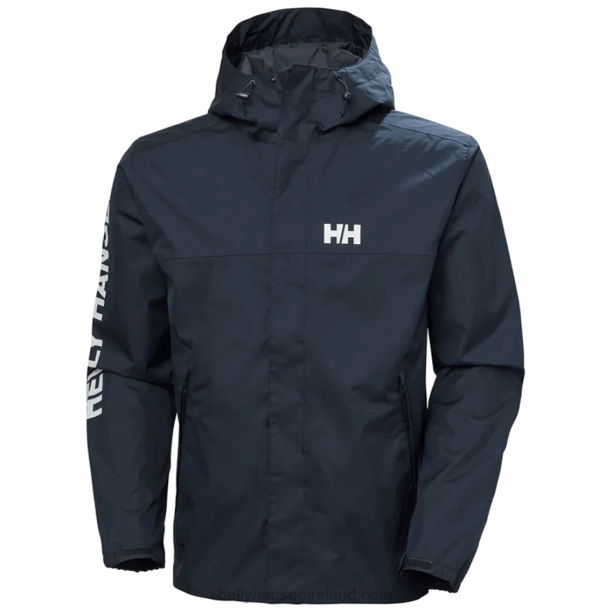 NAVY 8V222F197 Helly-Hansen MEN'S ERVIK JACKET