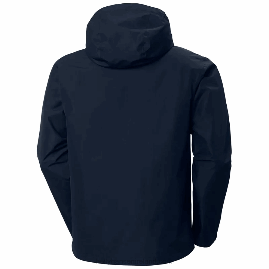 NAVY 8V222F209 Helly-Hansen MEN'S STRATOS WATERPROOF JACKET