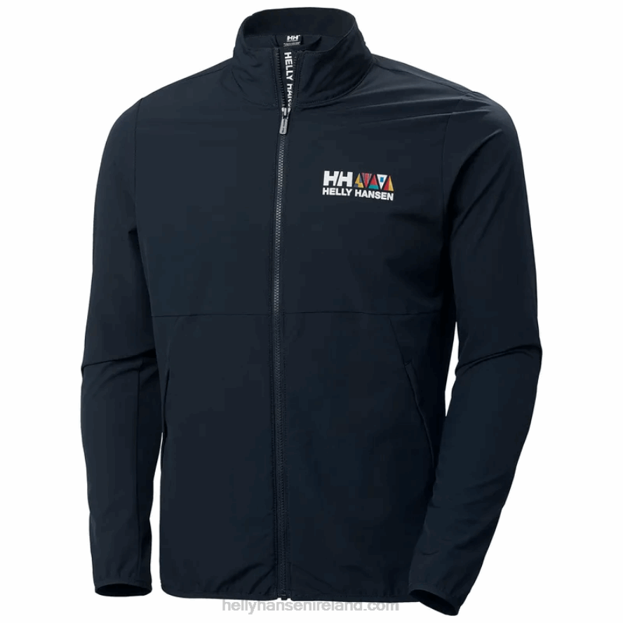 NAVY 8V222F69 Helly-Hansen MEN'S NEWPORT SOFTSHELL JACKET