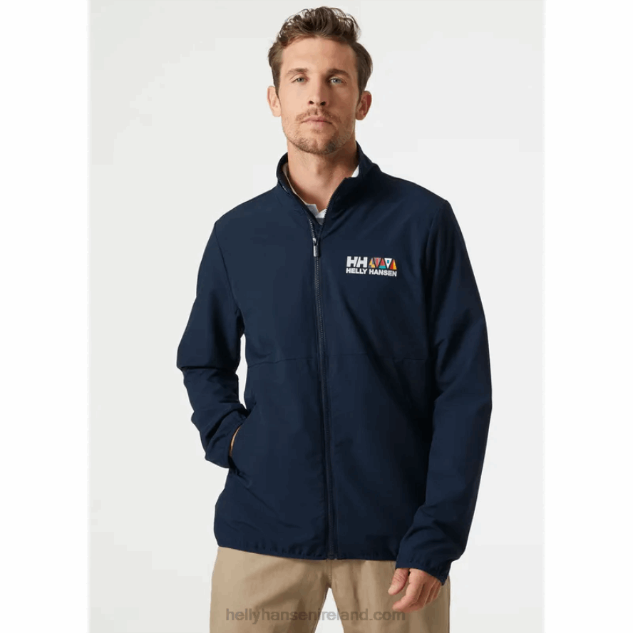 NAVY 8V222F69 Helly-Hansen MEN'S NEWPORT SOFTSHELL JACKET