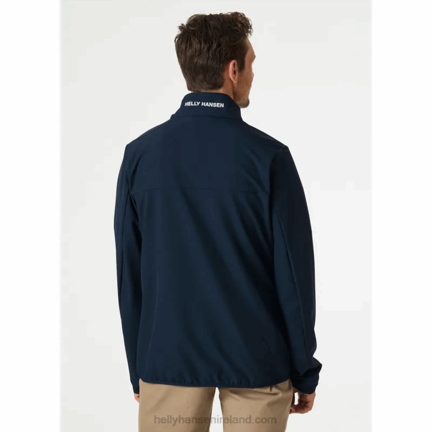 NAVY 8V222F69 Helly-Hansen MEN'S NEWPORT SOFTSHELL JACKET