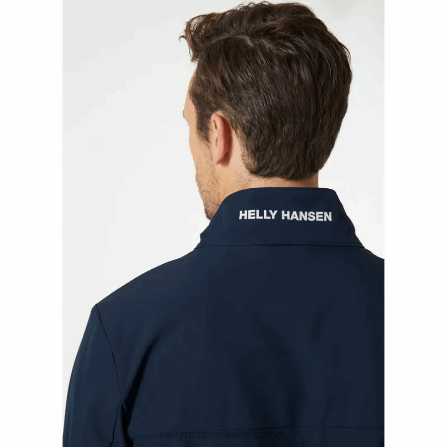 NAVY 8V222F69 Helly-Hansen MEN'S NEWPORT SOFTSHELL JACKET