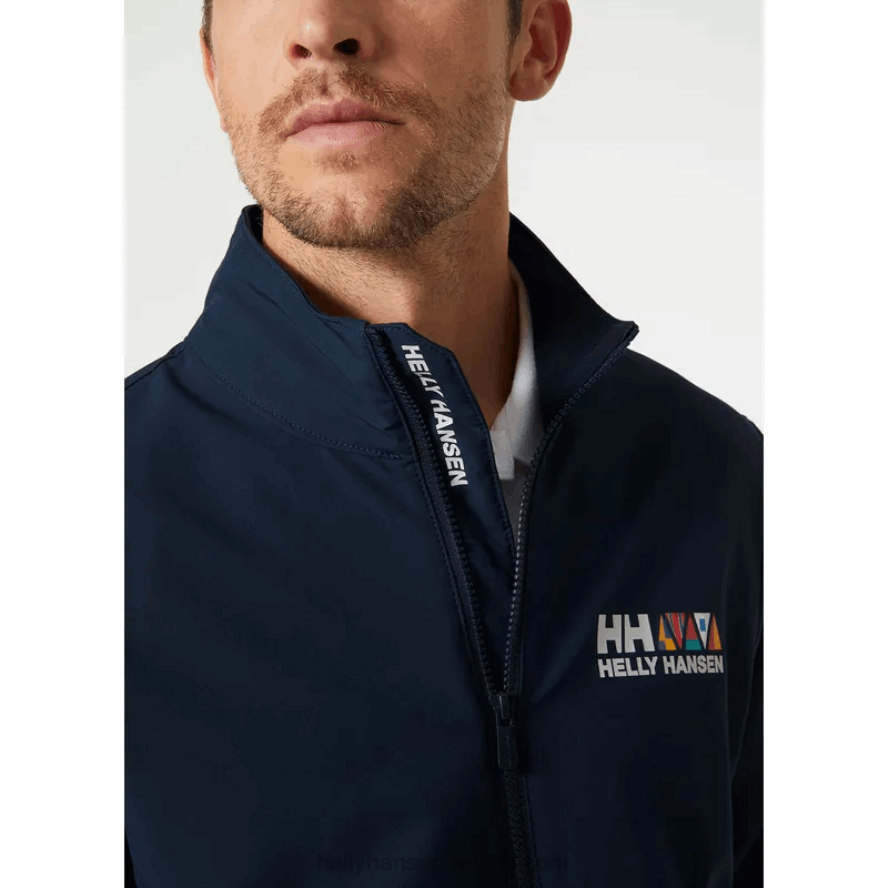 NAVY 8V222F69 Helly-Hansen MEN'S NEWPORT SOFTSHELL JACKET
