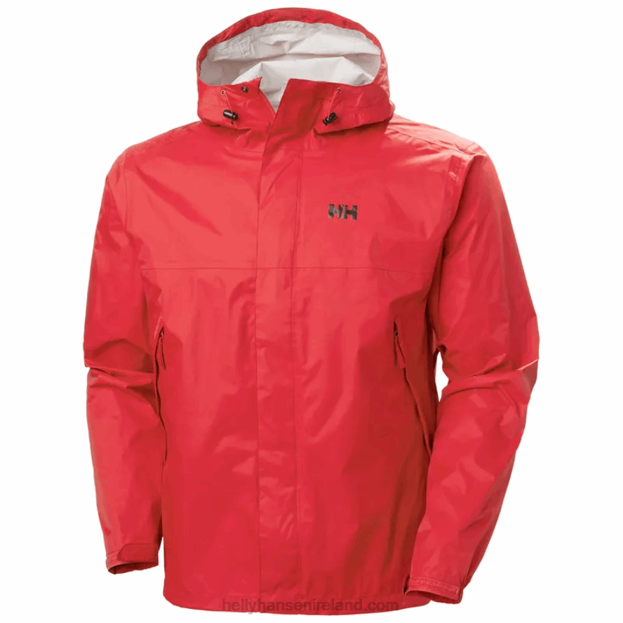 RED 8V222F165 Helly-Hansen MEN'S LOKE SHELL JACKET