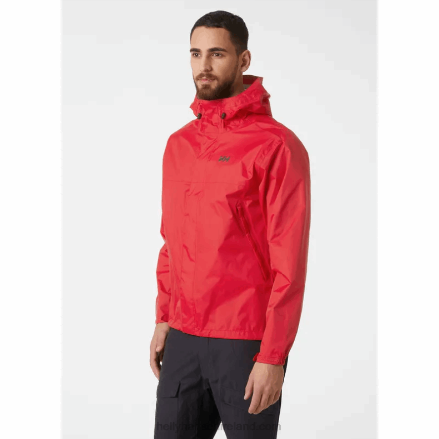 RED 8V222F165 Helly-Hansen MEN'S LOKE SHELL JACKET