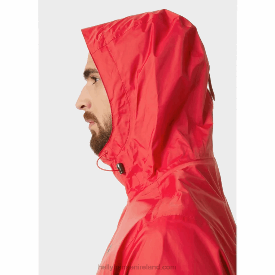 RED 8V222F165 Helly-Hansen MEN'S LOKE SHELL JACKET