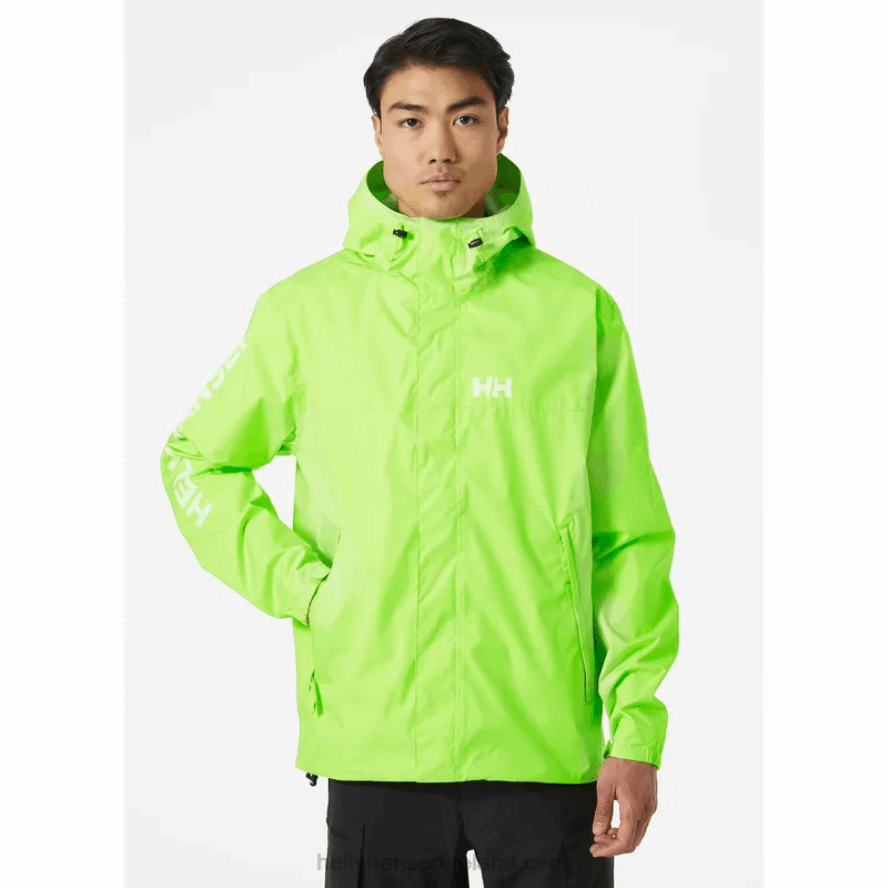 SHARP GREEN 8V222F195 Helly-Hansen MEN'S ERVIK JACKET