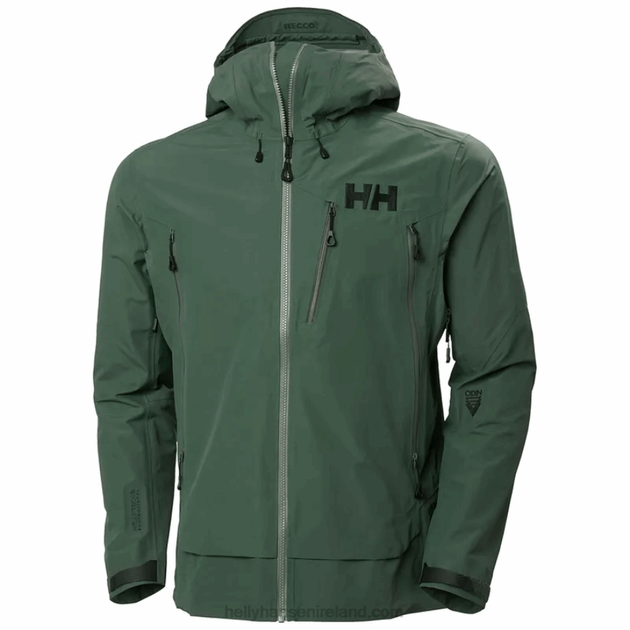 SPRUCE 8V222F147 Helly-Hansen MEN'S ODIN 9 WORLDS 3.0 SHELL JACKET