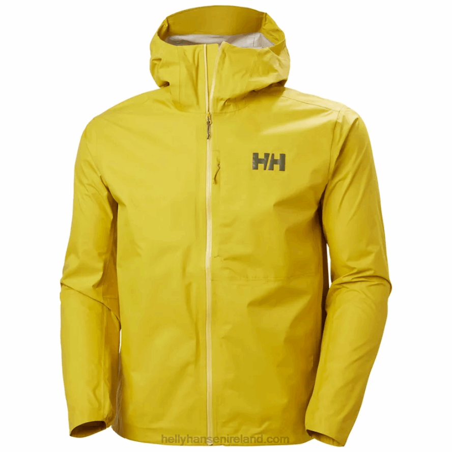 WARM OLIVE 8V222F183 Helly-Hansen MEN'S VERGLAS MICRO SHELL JACKET
