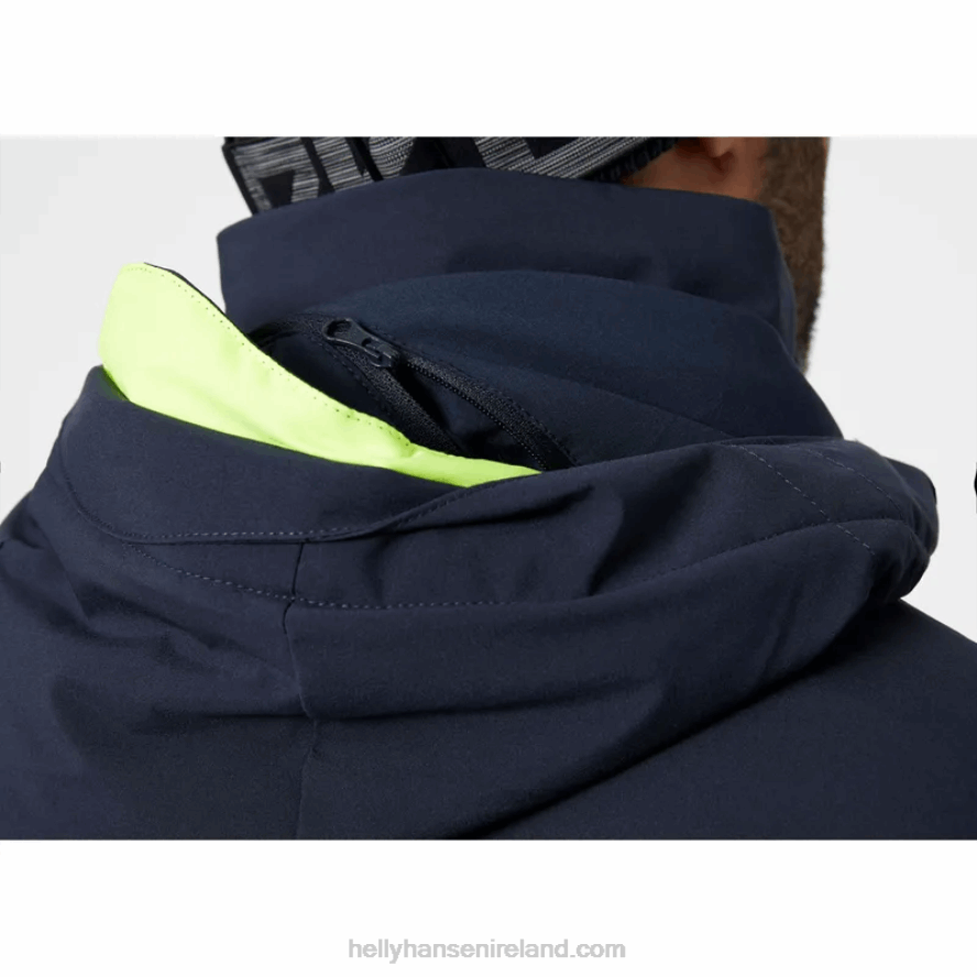 BLACK 8V222F435 Helly-Hansen MEN'S RIVARIDGE INFINITY SKI JACKET