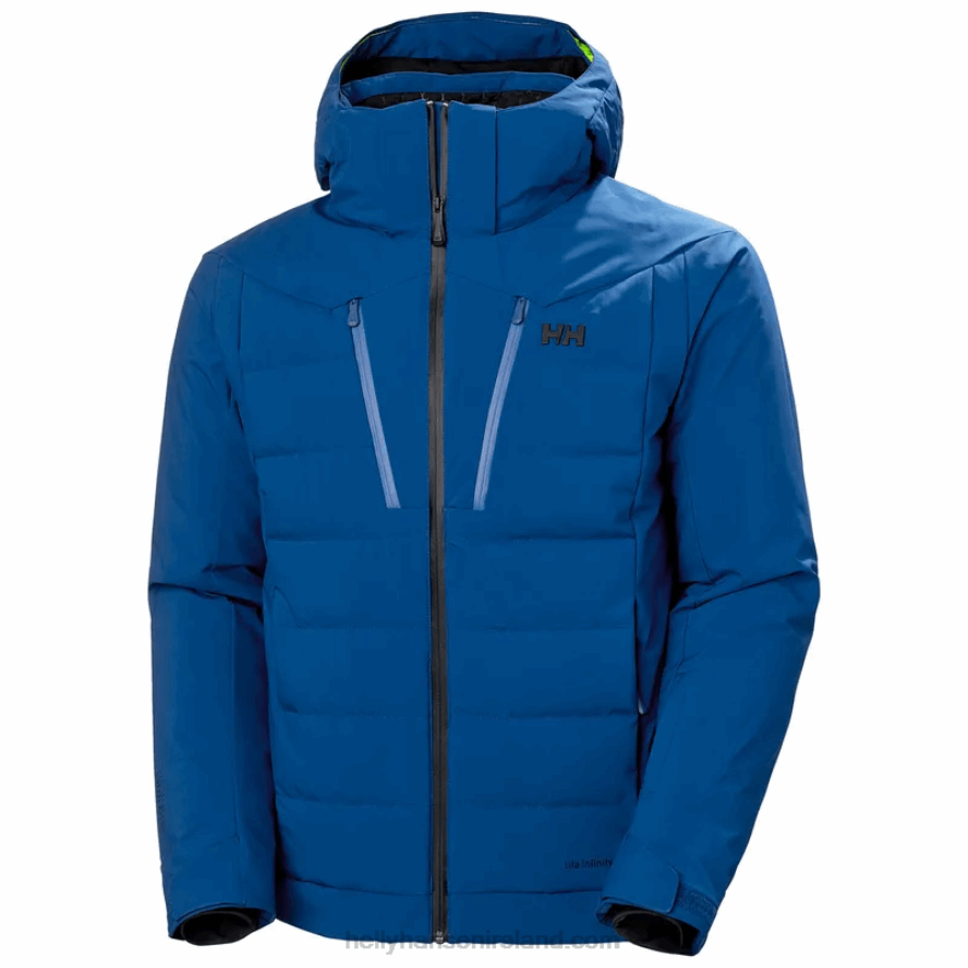 NAVY 8V222F433 Helly-Hansen MEN'S RIVARIDGE INFINITY SKI JACKET