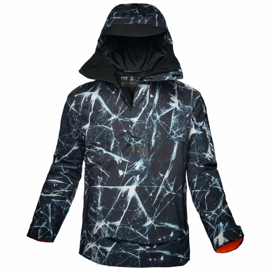 OCEAN CAMO 8V222F437 Helly-Hansen MEN'S ULLR D INSULATED SKI ANORAK JACKET