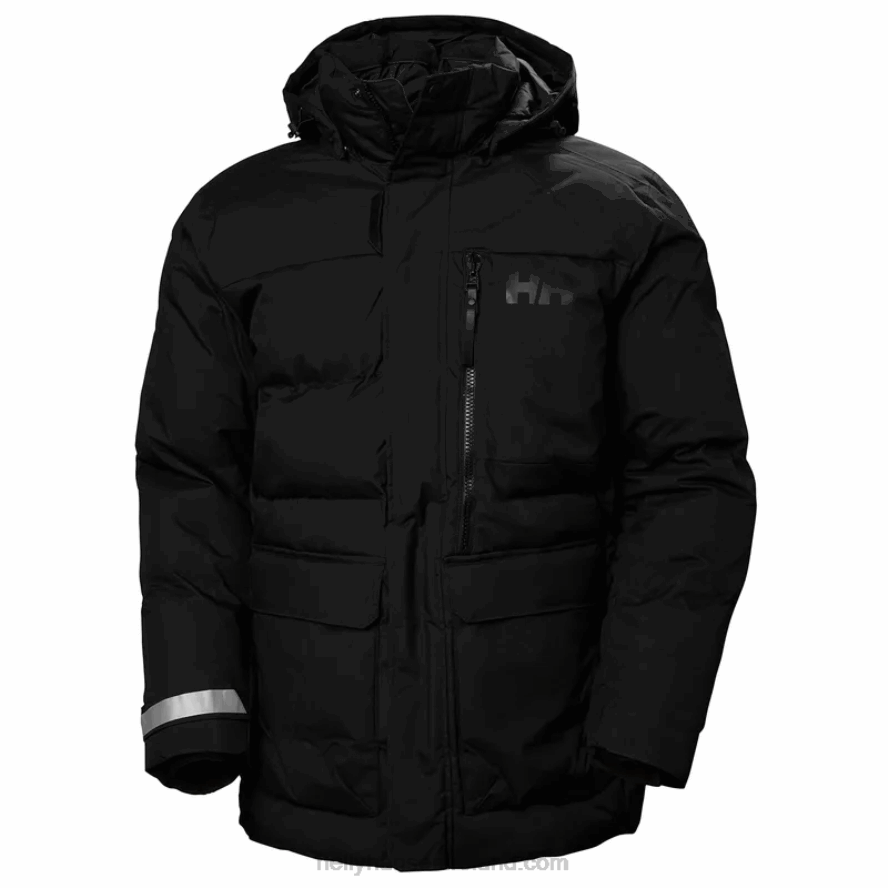 BLACK 8V222F326 Helly-Hansen MEN'S TROMSOE WINTER JACKET