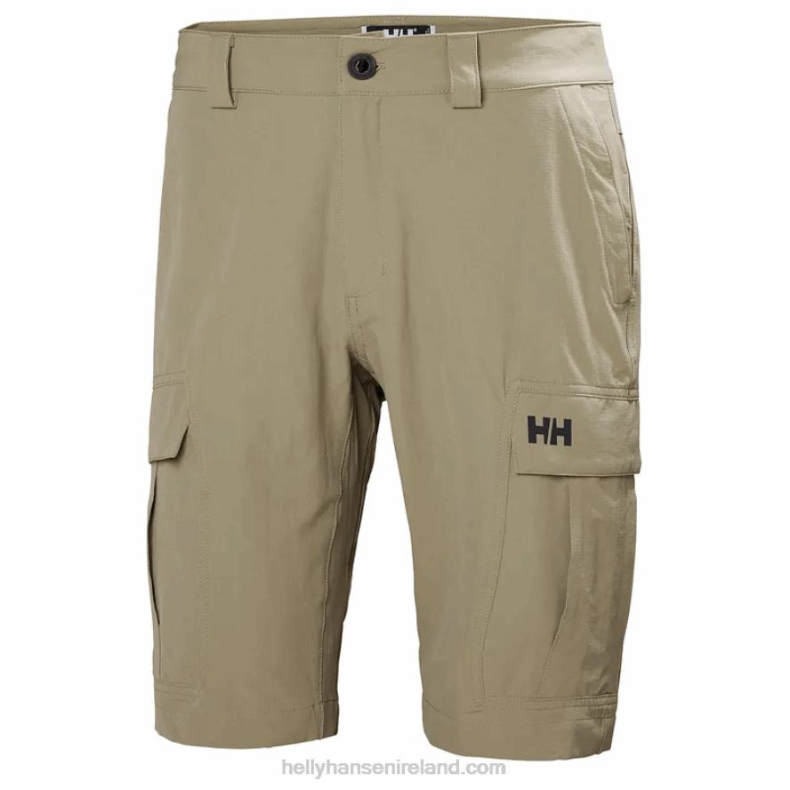 BEDROCK 8V222F549 Helly-Hansen MEN'S HH QUICK-DRY CARGO SHORTS 11