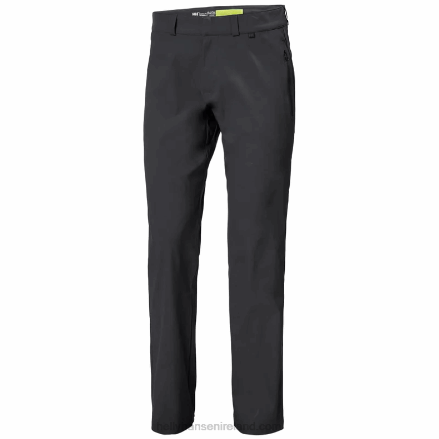 EBONY 8V222F596 Helly-Hansen MEN'S HP RACING SOFTSHELL SAILING PANTS