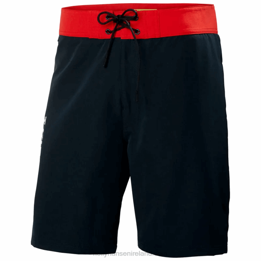 ALERT RED 8V222F721 Helly-Hansen MEN'S HP BOARD SHORTS 9" 2.0