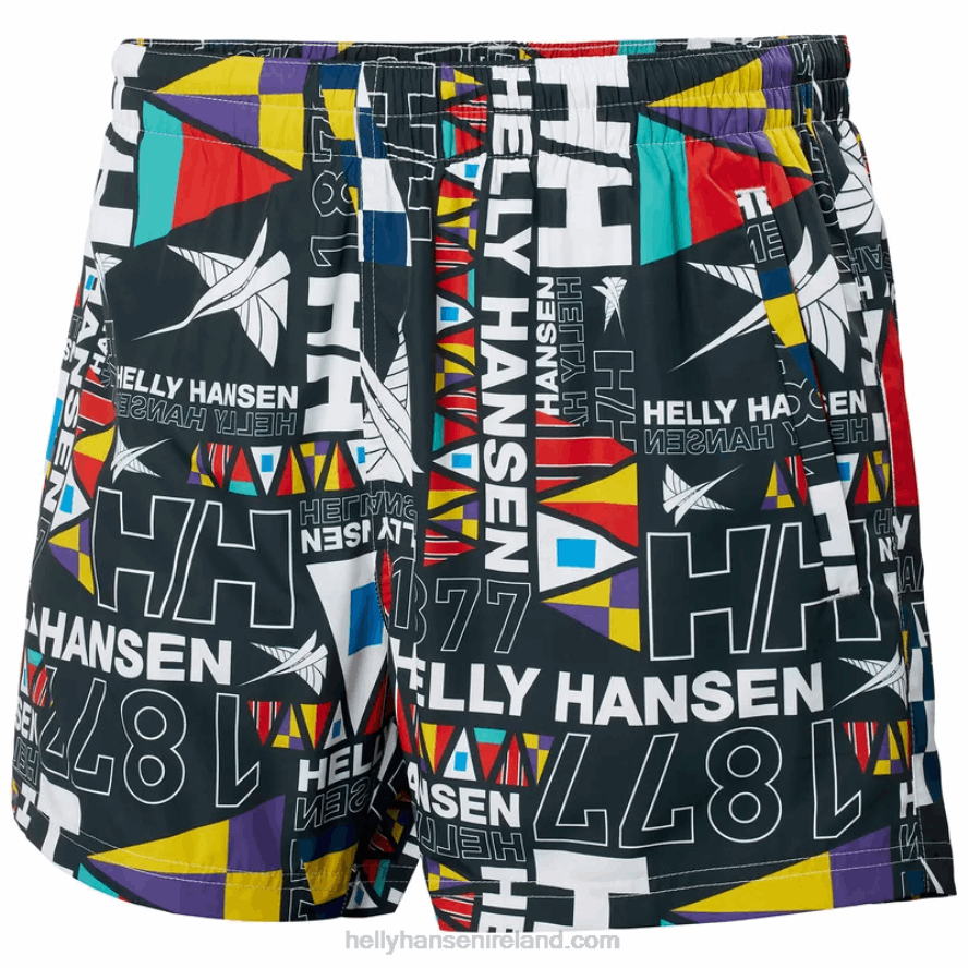 OCEAN BURGE 8V222F697 Helly-Hansen MEN'S NEWPORT SWIM TRUNKS