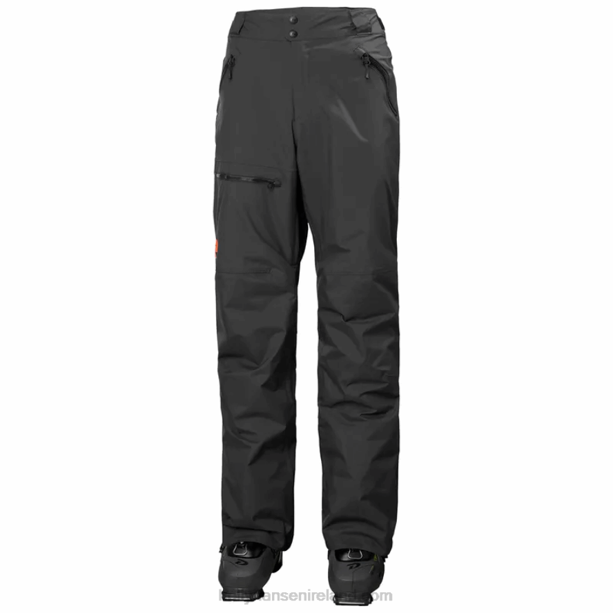 BLACK 8V222F749 Helly-Hansen MEN'S SOGN CARGO SKI PANTS