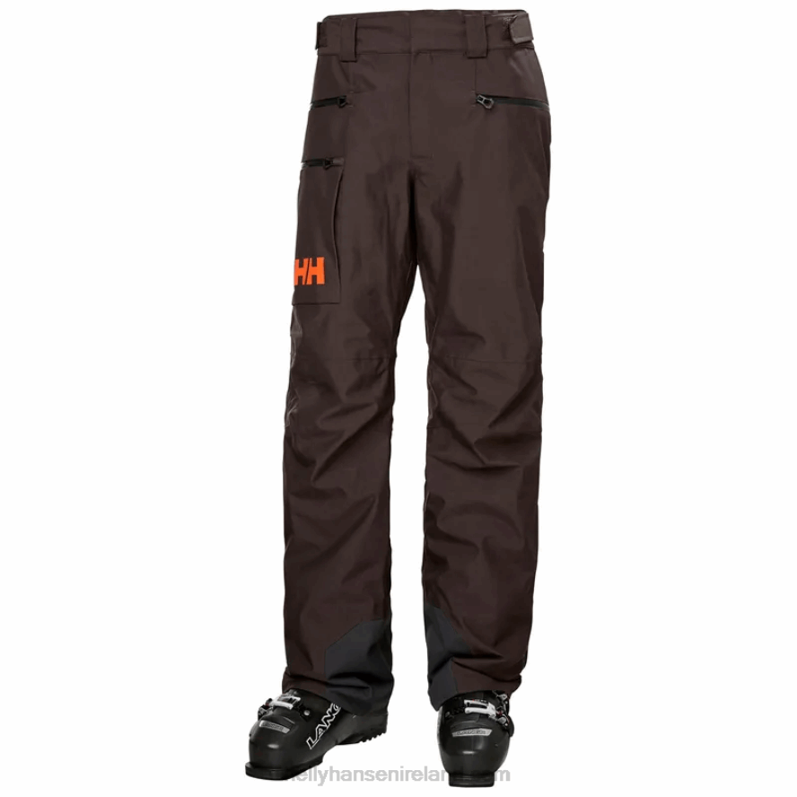 BLACK 8V222F750 Helly-Hansen MEN'S GARIBALDI 2.0 SKI PANTS