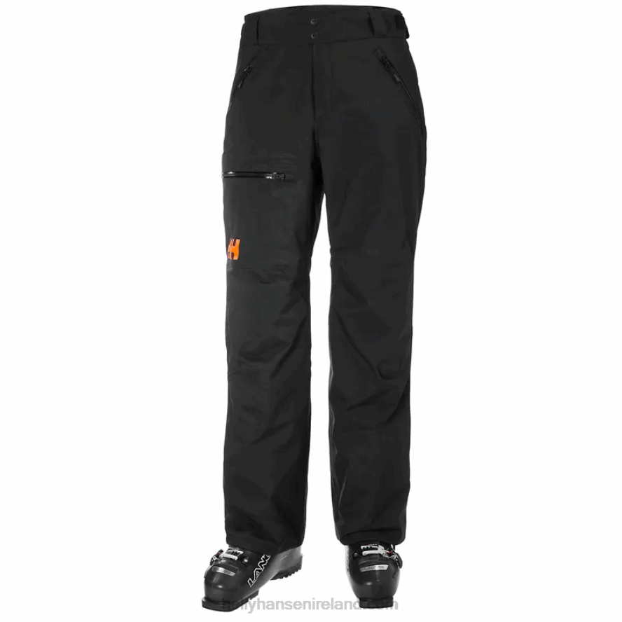 BLACK MARBL 8V222F748 Helly-Hansen MEN'S SOGN CARGO SKI PANTS