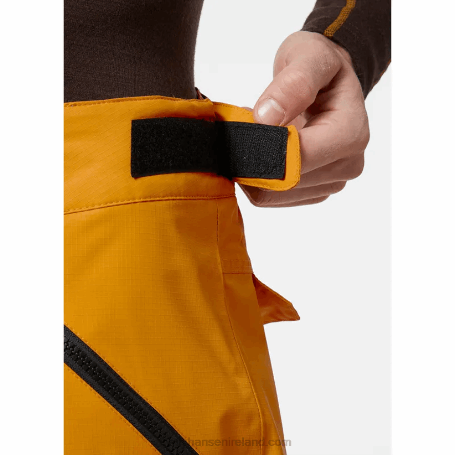 NEON ORANGE 8V222F744 Helly-Hansen MEN'S SOGN CARGO SKI PANTS