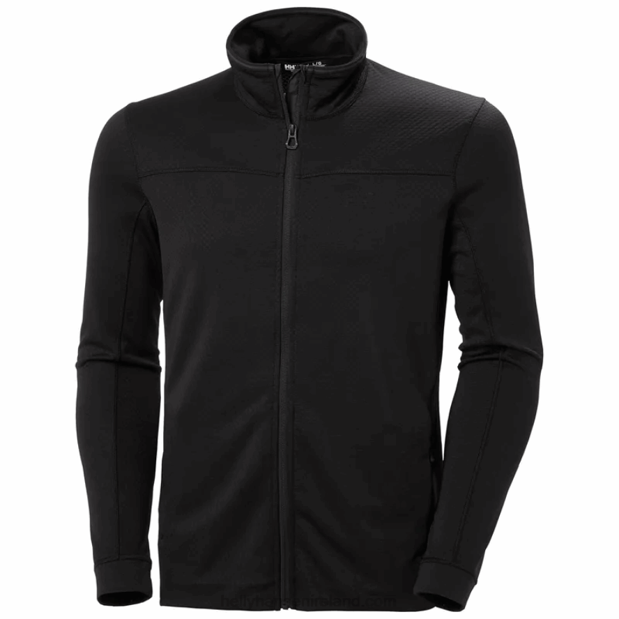 BLACK 8V222F537 Helly-Hansen MEN'S SWIFT MIDLAYER