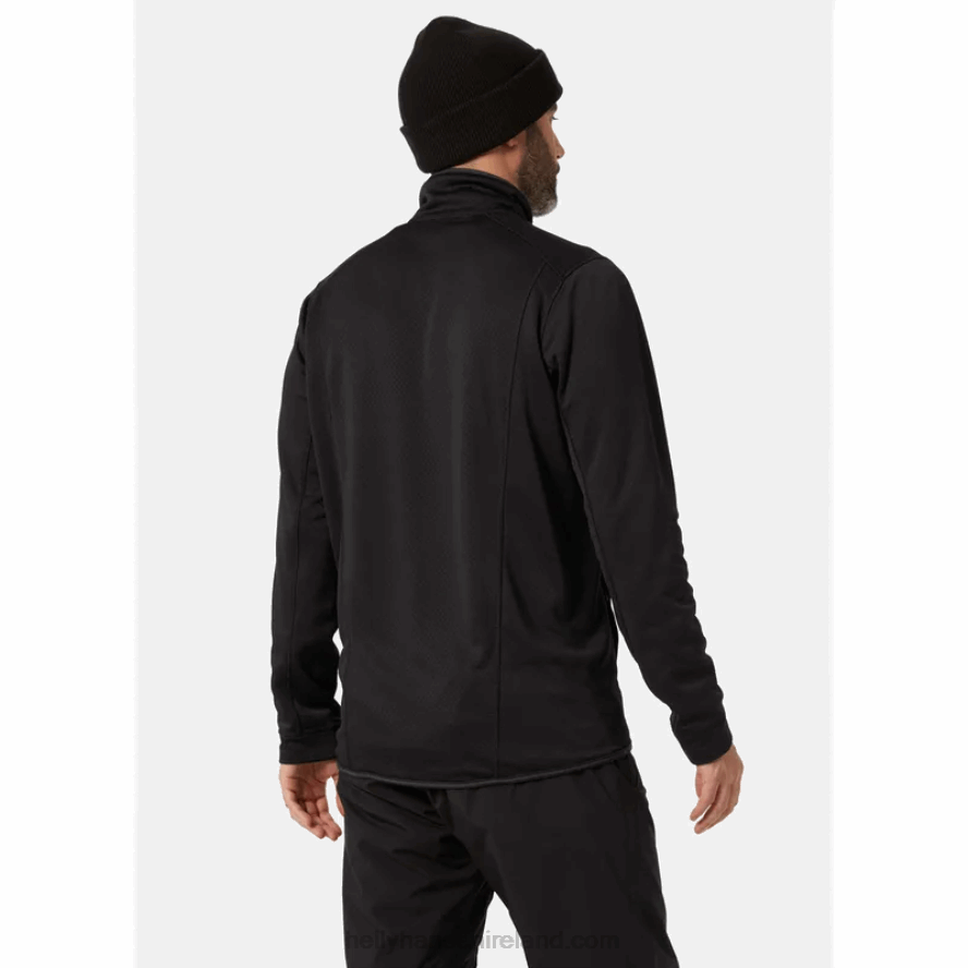 BLACK 8V222F537 Helly-Hansen MEN'S SWIFT MIDLAYER