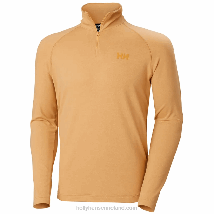 IRON OXIDE 8V222F522 Helly-Hansen MEN'S VERGLAS HALF-ZIP MIDLAYER