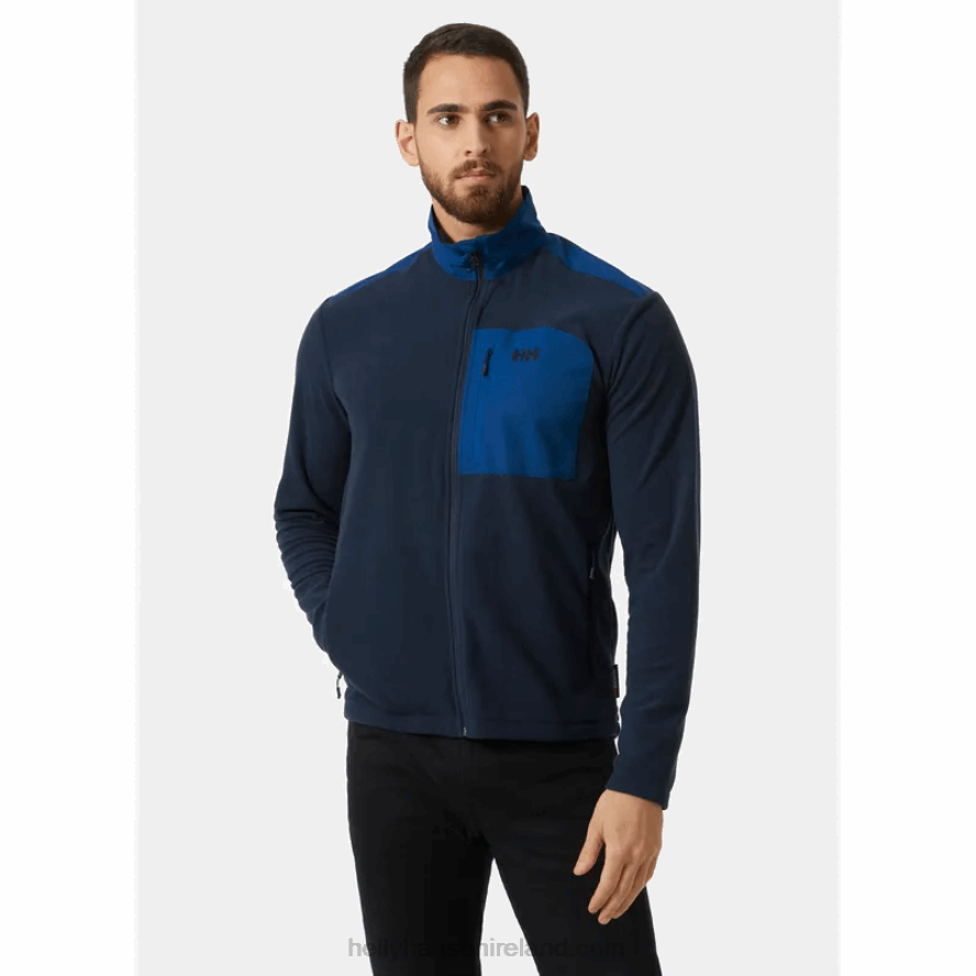 BLUE FOG 8V222F473 Helly-Hansen MEN'S DAYBREAKER BLOCK MICROFLEECE JACKET
