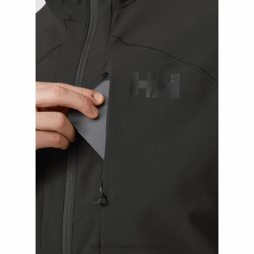 BLUE FOG 8V222F488 Helly-Hansen MEN'S ELEVATION SHIELD FLEECE JACKET