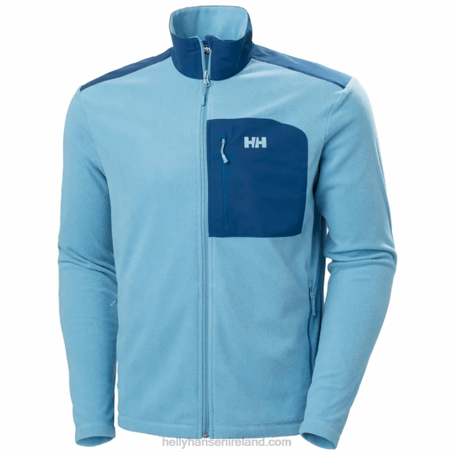 CLOUDBERRY 8V222F472 Helly-Hansen MEN'S DAYBREAKER BLOCK MICROFLEECE JACKET