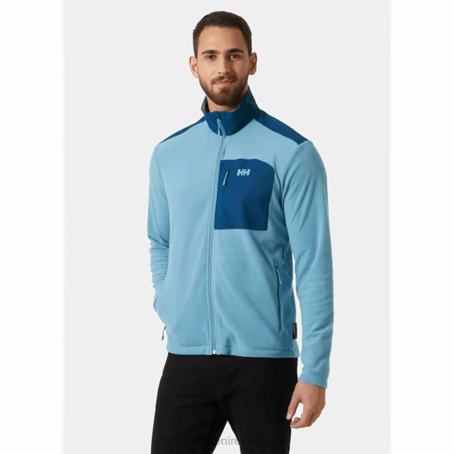 CLOUDBERRY 8V222F472 Helly-Hansen MEN'S DAYBREAKER BLOCK MICROFLEECE JACKET