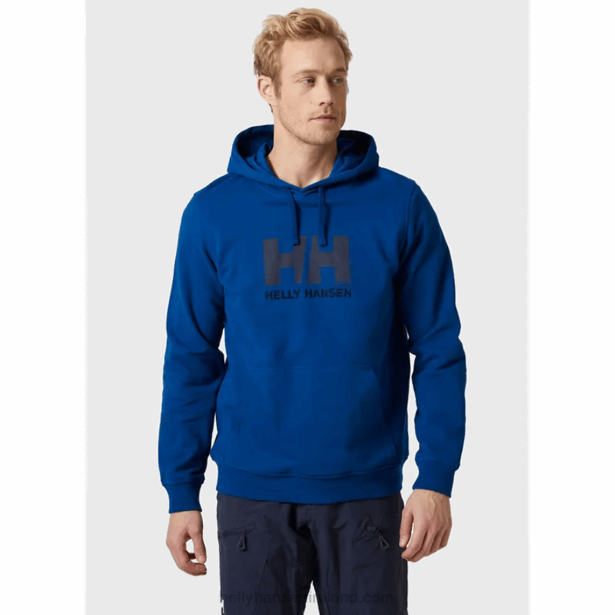 AZURITE 8V222F771 Helly-Hansen MEN'S HH LOGO HOODIE