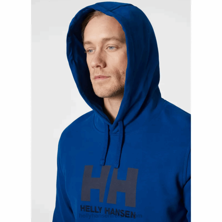 AZURITE 8V222F771 Helly-Hansen MEN'S HH LOGO HOODIE