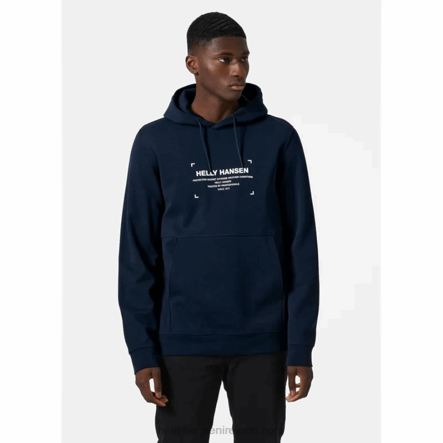 BLACK 8V222F796 Helly-Hansen MEN'S MOVE SWEAT HOODIE