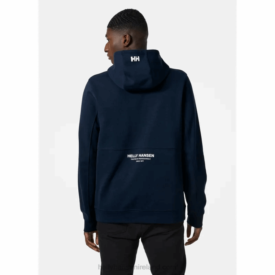 BLACK 8V222F796 Helly-Hansen MEN'S MOVE SWEAT HOODIE