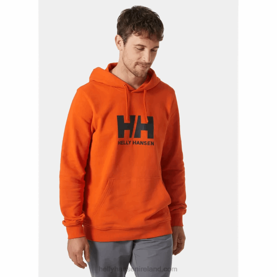 DEEP FJORD 8V222F772 Helly-Hansen MEN'S HH LOGO HOODIE