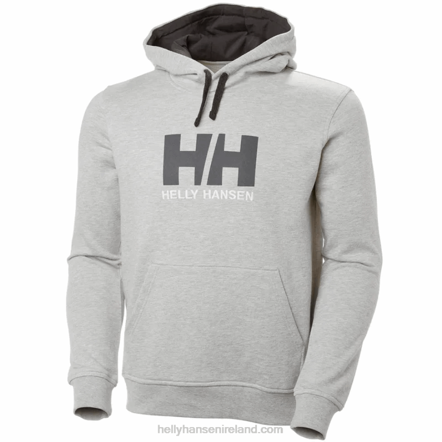 EBONY MELAN 8V222F774 Helly-Hansen MEN'S HH LOGO HOODIE