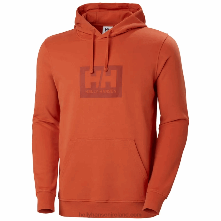 NAVY 8V222F797 Helly-Hansen MEN'S HH BOX HOODIE