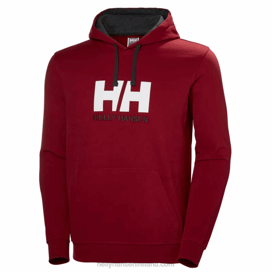SHARP GREEN 8V222F767 Helly-Hansen MEN'S HH LOGO HOODIE