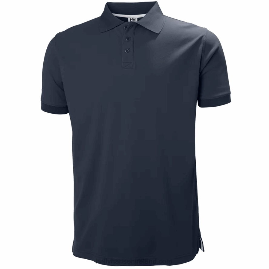 ALERT RED 8V222F965 Helly-Hansen MEN'S QUICK-DRY RIFTLINE POLO