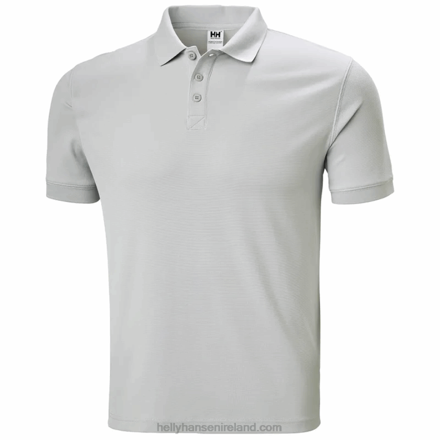 BLACK 8V222F962 Helly-Hansen MEN'S QUICK-DRY RIFTLINE POLO