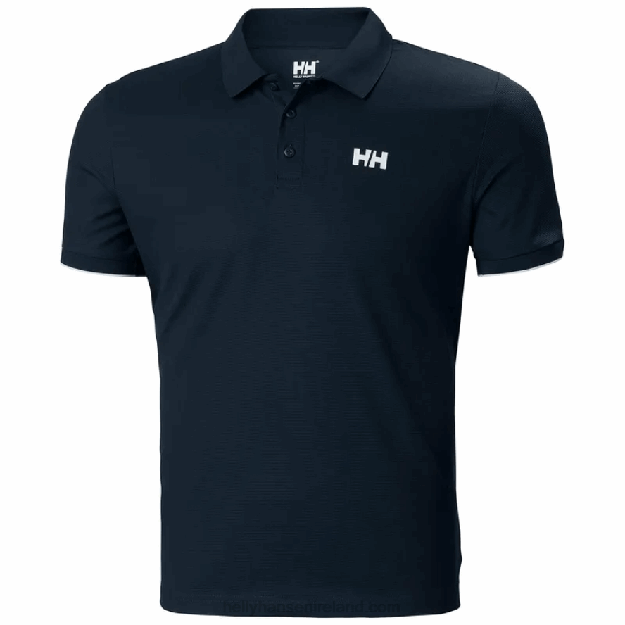 EBONY 8V222F979 Helly-Hansen MEN'S OCEAN QUICK-DRY POLO