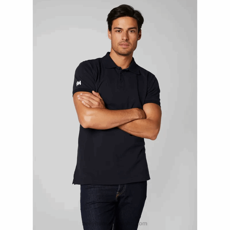 EBONY 8V222F983 Helly-Hansen MEN'S CREW POLO