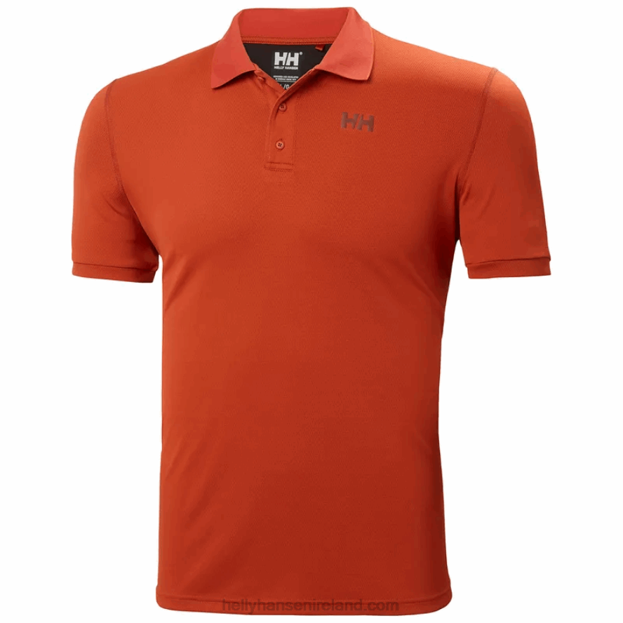 NAVY 8V222F988 Helly-Hansen MEN'S HH LIFA ACTIVE SOLEN POLO