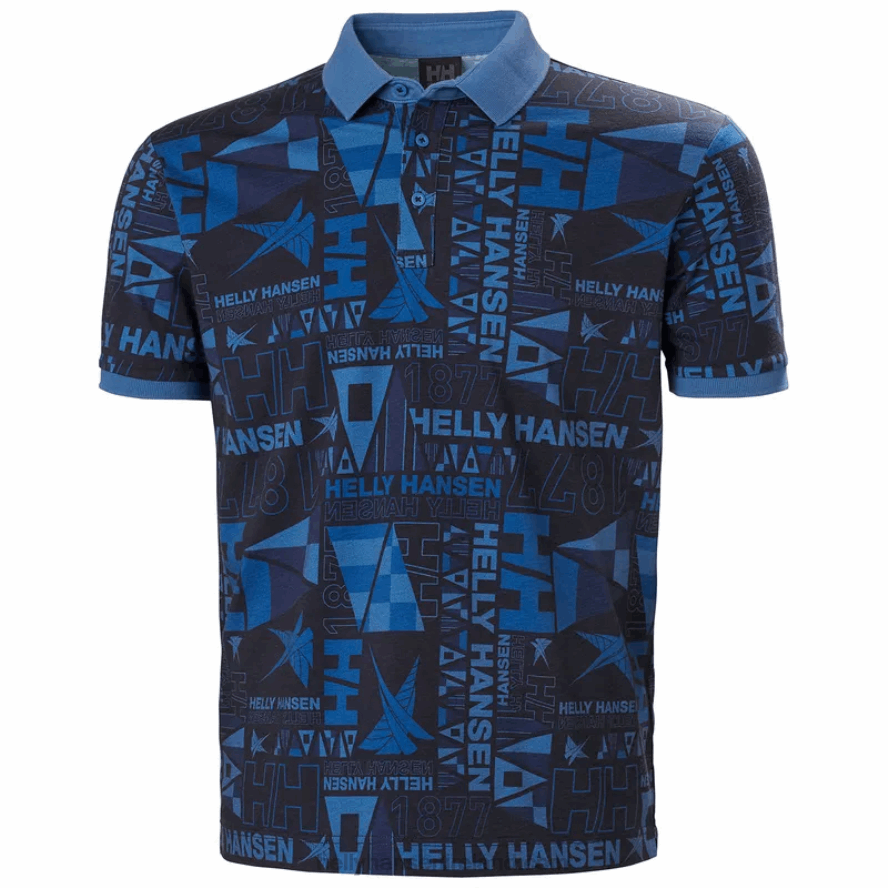 NAVY 8V222F992 Helly-Hansen MEN'S NEWPORT POLO