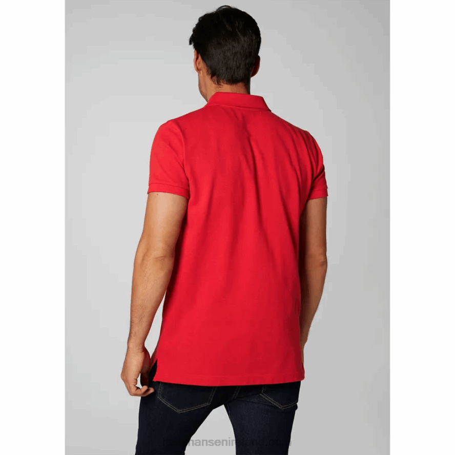 WHITE 8V222F981 Helly-Hansen MEN'S CREW POLO