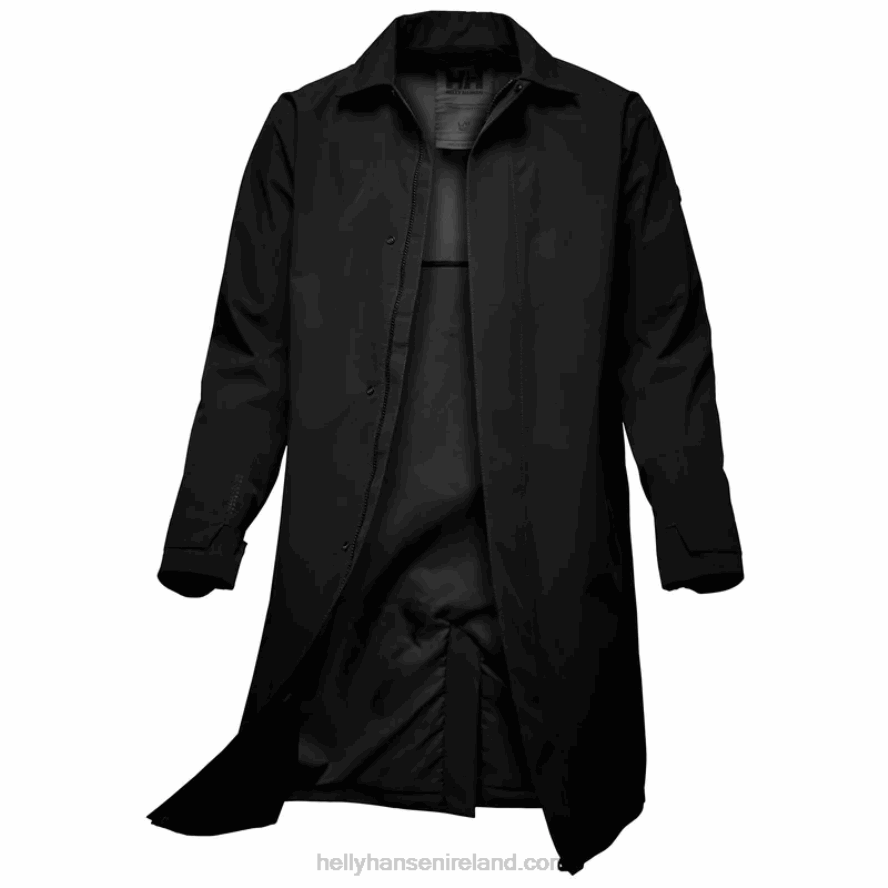 BLACK 8V222F252 Helly-Hansen MEN'S VIKA RAINCOAT